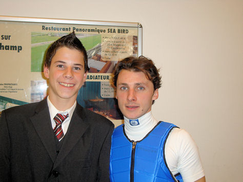 St&eacute;phane Pasquier mit Michael Huber